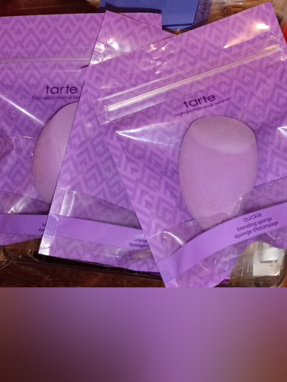 tarte Shape Tape Quickie Blending Sponge 3-pck Bundle